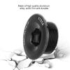 Alomejor Aluminum Alloy Crank Cover Bolt 20mm Black view 3