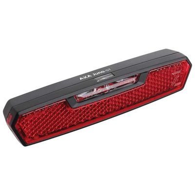 AXA Juno Steady - Bicycle Rear Light LED - Rear Bicycle Light - Dynamo Powered - Integrated Reflector - Visible up to 600 m, Red