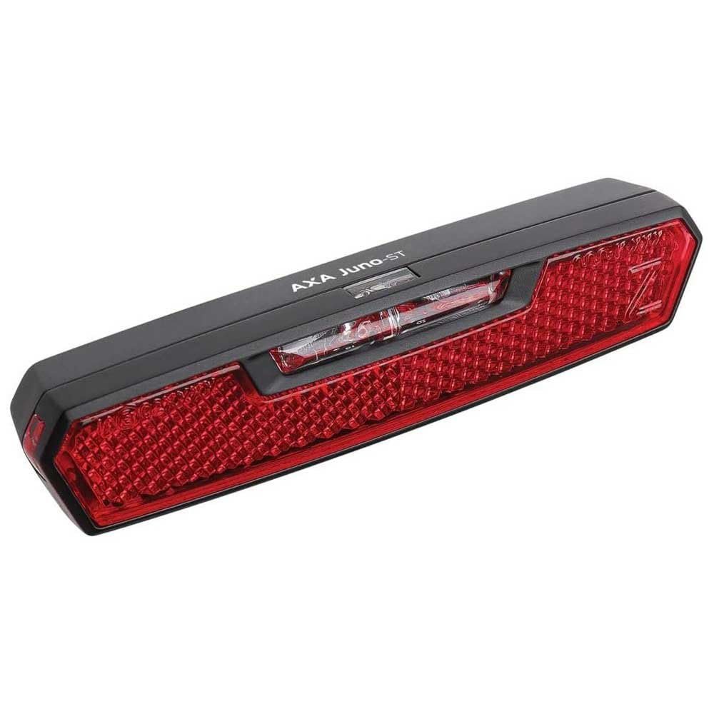 AXA Juno Steady - Bicycle Rear Light LED - Rear Bicycle Light - Dynamo Powered - Integrated Reflector - Visible up to 600 m, Red