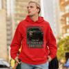 Tee Hunt The Power Has Shifted Men's Graphic Hoodie - Pickup Truck Offroad Design Medium Red view 2