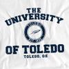 University of Toledo Official Circle Logo Unisex Adult T-Shirt, White, 4X-Large view 2