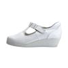 24 Hour Comfort Reanne (1886) Women's Wide Width T-Strap Leather Shoes White 10 view 3