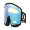 Oakley Target Line M Matte Black w/HI Yellow view 1