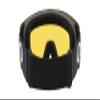 Oakley Target Line M Matte Black w/HI Yellow view 4
