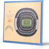 YouTheFan NFL Los Angeles Chargers 5-Layer StadiumView Wall Art view 1