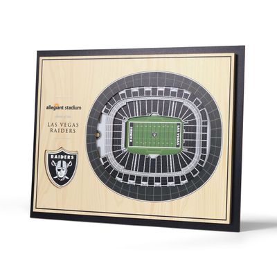 YouTheFan NFL Las Vegas Raiders 5-Layer StadiumView Wall Art