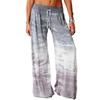Women's Yoga Sports Pants Elastic Soft Modal Cotton Loose Tie Dye Printing Loose Gradient Gray view 1