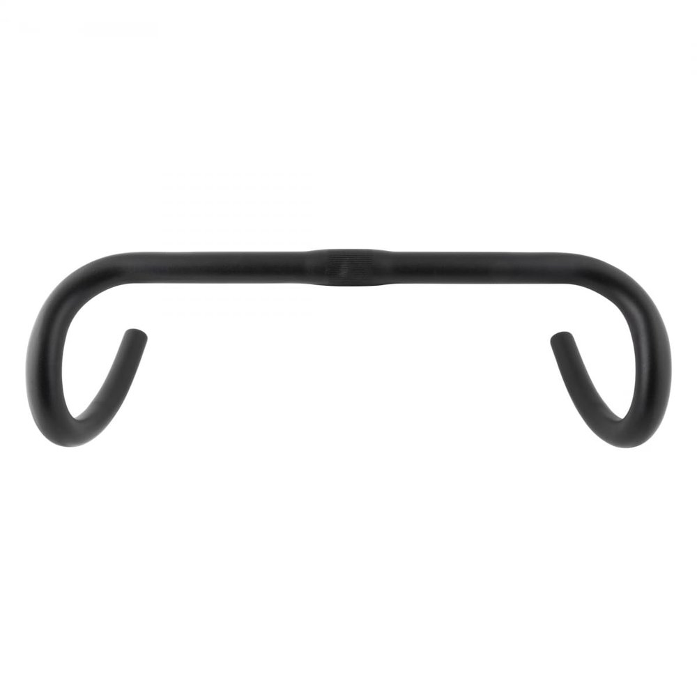 Pure Cycles Drop Bar Handlebar - Great for Road, Mountain, Fixie, and Hybrid Bikes - Fits 25.4mm Stems, Black