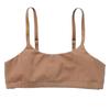 Yellowberry Pipit Training Bra for Girls, Tweens & Teens First Bra with Convertible Adjustable Straps, Wireless & Tagless (Plus 1, Mocha) view 1