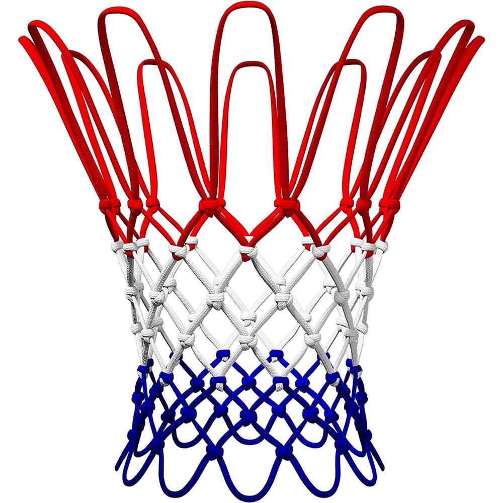 Spalding Heavy Duty Red, White, Blue Net