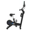 Sportop U80 Indoor Home Workout Bike Stationary Fitness Comfortable Cycler Exercise Machine with 12 Pre Programmed Trainings and Monitor Screen, Black view 2