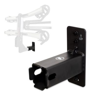 StoreYourBoard Hitch Wall Mount Heavy Duty 2" Bike and Cargo Rack Hanging Garage Organizer, Trailer Hitch Receiver Storage, Wall Mount Hitch Holder, Holds 175 lbs