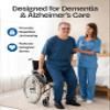 Ovidis Dementia Clothes Alzheimer Anti-Strip Jumpsuit Men Dementia Products for Elderly with Back Zipper and Incontinence Protection Alzheimers Products for Elderly Bobby view 4