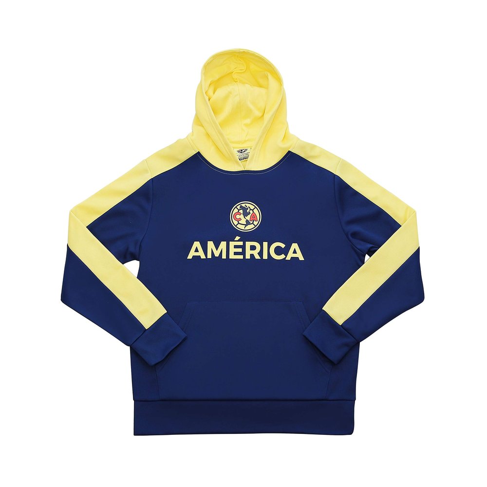 Icon Sports Club America Hoodie Official Boys Casual Long Sleeve Sweatshirt Soccer Football Team Active Youth Pullover Top CA41PH-N2 YXL