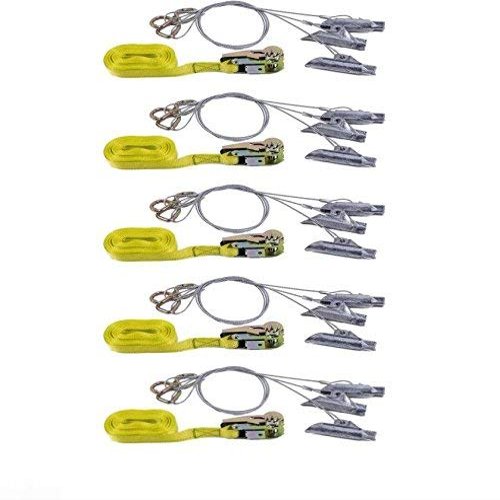 Rittenhouse Duckbill Root Ball Anchor Kit - Small Earth Anchors - 40 (Pack of 5) Silver