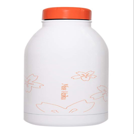 Grupo Erik Miss Haiku Premium Metal Hot & Cold Bottle 500ml / 17oz - Modern Metal Bottle - Hot And Cold Water Bottle