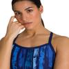 ARENA Women's Team Painted Stripes Challenge Back MaxLife One Piece Athletic Training Swimsuit, Navy, 22 view 2