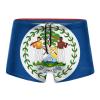 Alpsport Men'S Flag of Belize Swimwear Boxer Briefs Swim Trunk Triangle Thong Bikini Swimsuit