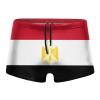 Alpsport Men'S Egyptian Flag Swimwear Boxer Briefs Swim Trunk Triangle Thong Bikini Swimsuit