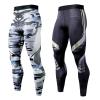OEBLD Compression Pants Men UV Blocking Running Tights 1 or 2 Pack Gym Yoga Leggings for Athletic Workout view 1