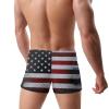 Alpsport Men'S American Flag Swimwear Boxer Briefs Swim Trunk Triangle Thong Bikini Swimsuit view 4
