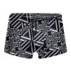 Alpsport Men'S Psychedelic Thin Line Swimwear Boxer Briefs Swim Trunk Triangle Thong Bikini Swimsuit view 1