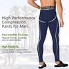Queerier Mens Compression Pants Workout Leggings Baselayer Cool Dry Running Tights for Sports Yoga view 4