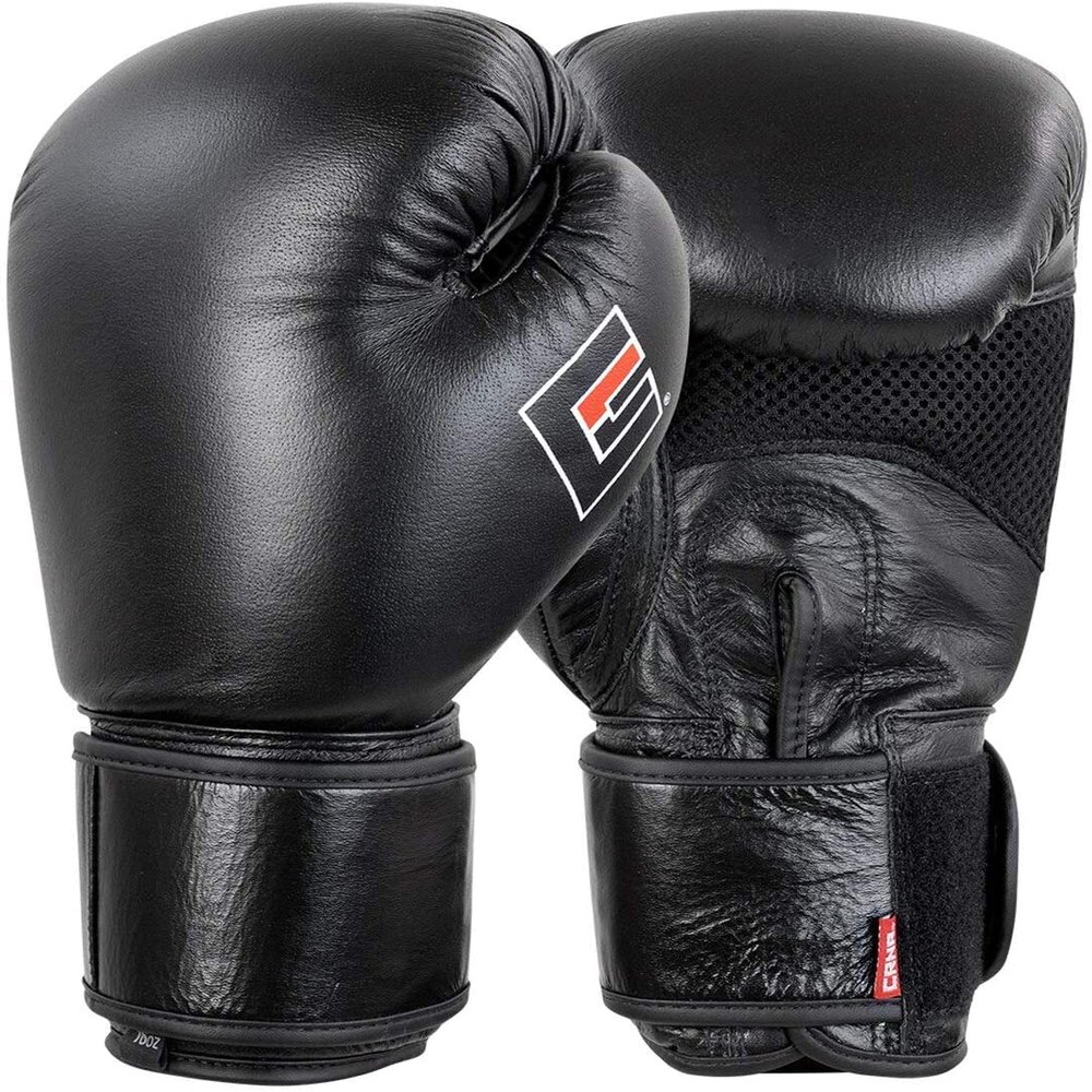 Combat Corner Elite Boxing Gloves Leather for Men and Women - Kickboxing, MMA, Muay Thai Sparring Training Gloves (16 oz.)