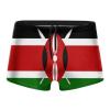 Alpsport Men'S Kenya Flag Swimwear Boxer Briefs Swim Trunk Triangle Thong Bikini Swimsuit