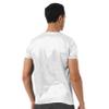 ACSUSS Men Shiny Satin V Neck Short Sleeve Solid Color T-Shirt Loose Pajamas Crop Tops Sleepwear White Medium view 4