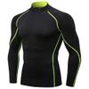 Men's Compression Shirts Long Sleeve Athletic Workout Tops Gym Undershirts Active Sports Baselayers B Green view 1