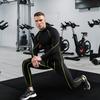 Men's Compression Shirts Long Sleeve Athletic Workout Tops Gym Undershirts Active Sports Baselayers B Green view 3