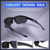 DEAFRAIN Polarized Sports Sunglasses for Men Women Cycling Running Fishing Driving Baseball Athletic Glasses UV Protection view 4