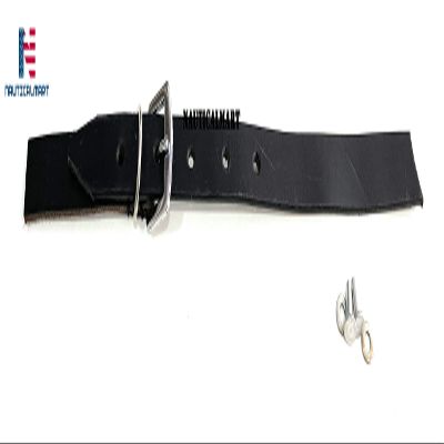 Nautical-Mart Riveted Suede Genuine Leather Armor Strap (8 inches)