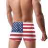 Alpsport Men'S American Flag Swimwear Boxer Briefs Swim Trunk Triangle Thong Bikini Swimsuit view 4