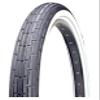 Deli Tire 26 x 2.35 inch, Folding Bead, Beach Cruiser Bike Tire, 26" x 2.35" (Black/White, Reflective) view 1