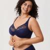 DELIMIRA Women's Minimizer Full Coverage Lace Bras Blueberry 42G view 3
