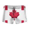 Alpsport Men'S Canada Flag Swimwear Boxer Briefs Swim Trunk Triangle Thong Bikini Swimsuit view 1