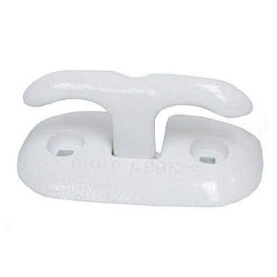 6" White Flip-Up Dock Cleat