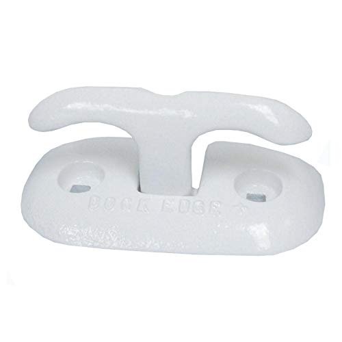 6" White Flip-Up Dock Cleat