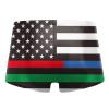 Alpsport Men'S American Flag Swimwear Boxer Briefs Swim Trunk Triangle Thong Bikini Swimsuit view 2