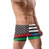 Alpsport Men'S American Flag Swimwear Boxer Briefs Swim Trunk Triangle Thong Bikini Swimsuit view 3