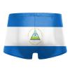 Alpsport Men'S Flag of Nicaragua Swimwear Boxer Briefs Swim Trunk Triangle Thong Bikini Swimsuit view 3