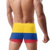 Alpsport Men'S Colombia Flag Swimwear Boxer Briefs Swim Trunk Triangle Thong Bikini Swimsuit view 4