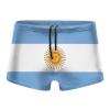 Alpsport Men'S Flag of Argentina Swimwear Boxer Briefs Swim Trunk Triangle Thong Bikini Swimsuit