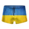 Alpsport Men'S Ukrainian Flag Swimwear Boxer Briefs Swim Trunk Triangle Thong Bikini Swimsuit