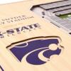 YouTheFan NCAA Kansas State Wildcats 5-Layer StadiumView 3D Wall Art - Bill Snyder Family Stadium view 4