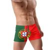 Alpsport Men's Portuguese Flag Swimwear Boxer Briefs Swim Trunk Triangle Thong Bikini Swimsuit view 3