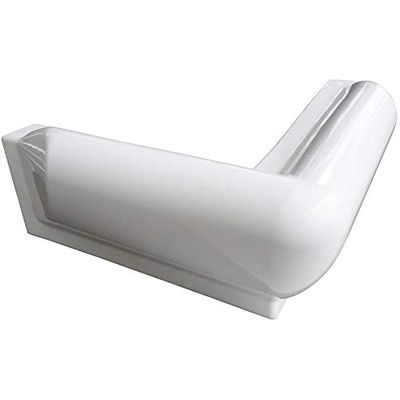 12" White Corner Dock Bumper