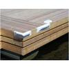 12" White Corner Dock Bumper view 2